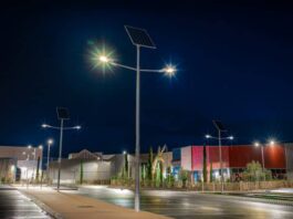 Lampadaires solaires au Cameroun