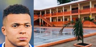 De retour au pays d’origine, Kylian Mbappé donne un visage plus reluisant à l’école publique de Bonendale.