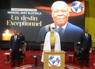 Obsèques officielles : L’ultime hommage de la Nation à Marcel Niat Njifenji, Bangangté pleure le premier président du Sénat