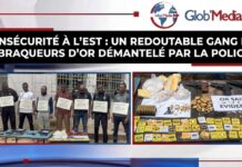 Insécurité à l’Est : un redoutable gang de braqueurs d’or démantelé par la police
