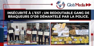 Insécurité à l’Est : un redoutable gang de braqueurs d’or démantelé par la police