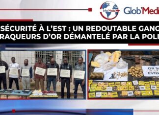 Insécurité à l’Est : un redoutable gang de braqueurs d’or démantelé par la police