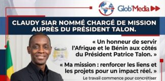 Bénin : L’animateur et producteur Claudy Siar nommé Chargé de mission auprès du Président Patrice Talon