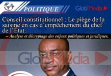 Conseil constitutionnel : Le piège de la saisine en cas d’empêchement du chef de l’État
