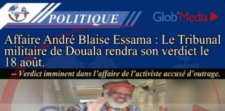Affaire Blaise Essama : le délibéré fixé au 18 août