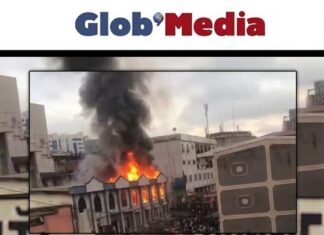 Marché central de Yaoundé : un incendie sème la panique.