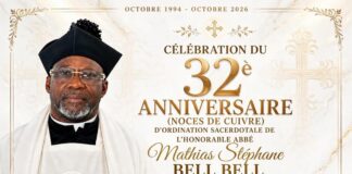32 ans au service de Dieu et de la nation : La cité de Pouma en fête pour l’Abbé Mathias Stéphane Bell Bell