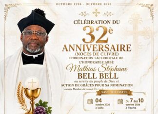 32 ans au service de Dieu et de la nation : La cité de Pouma en fête pour l’Abbé Mathias Stéphane Bell Bell